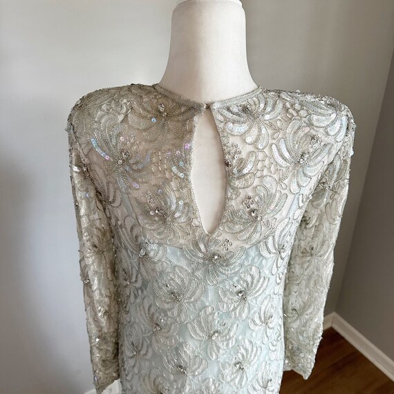Vintage 1980's Judith Ann Creations Beaded Gown - image 8