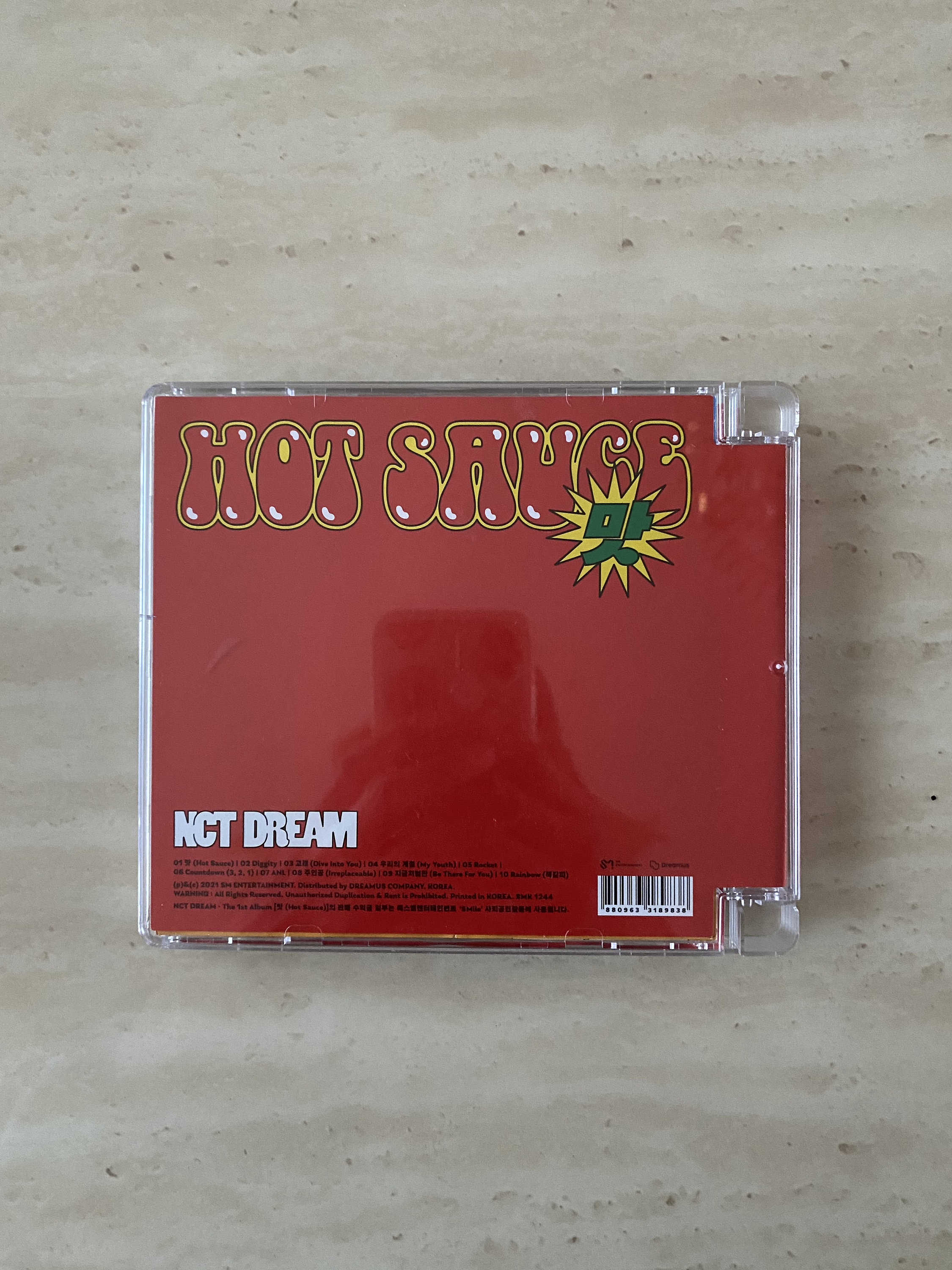 Unsealed NCT Dream 1st Album Hot Sauce jewel Case Ver. Etsy