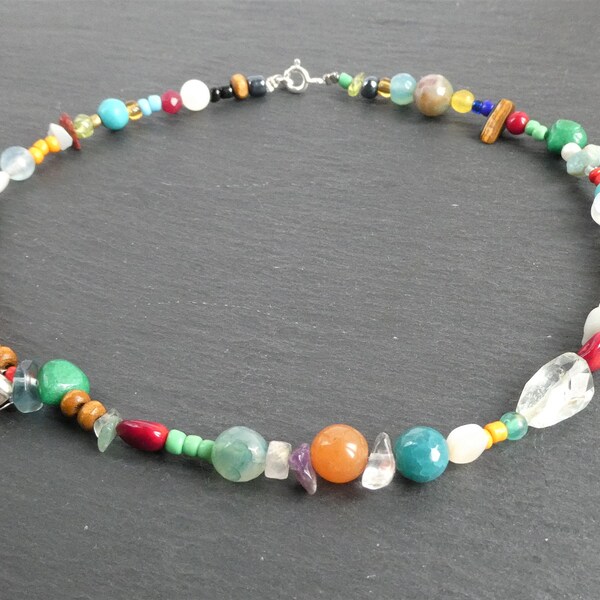 Beaded necklace Damon Albarn inspired