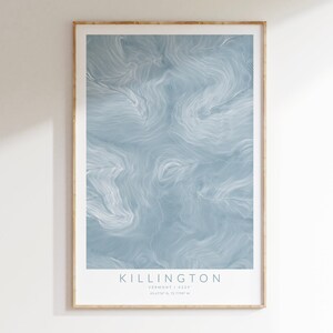 Killington Vermont Map Print, Killington Ski Map, Killington Vermont Poster, Killington Mountain Decor, Vermont Map Print, Topographic Map