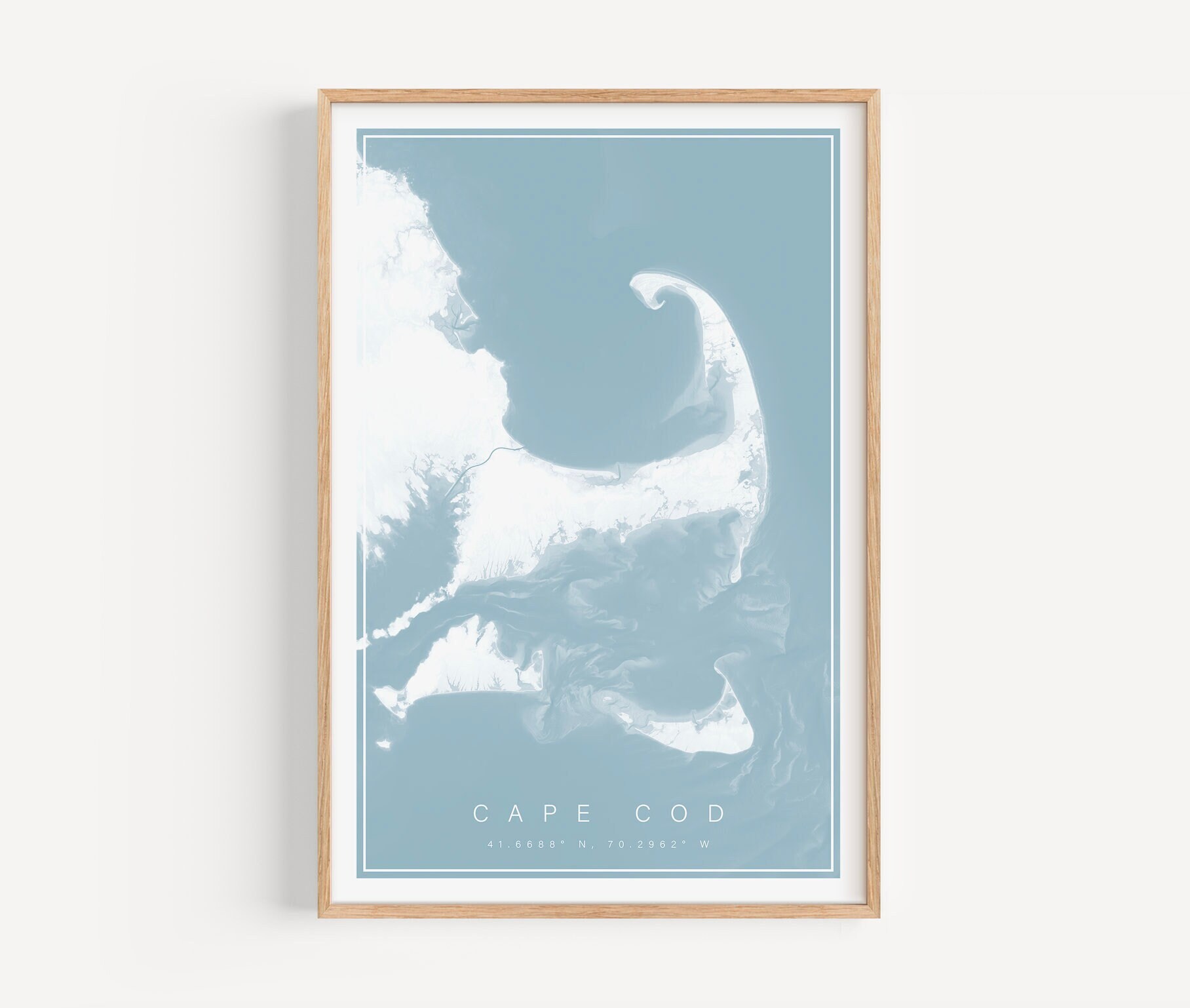 Cape Cod Map Print, Cape Cod Poster, Nantucket Map Print, Martha's ...