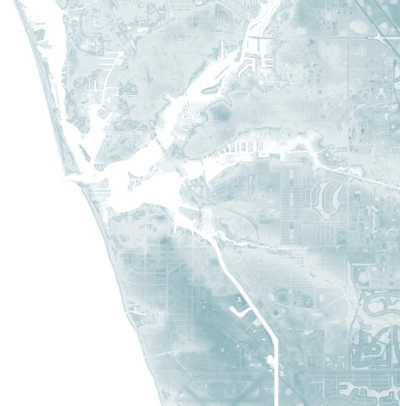 Venice Florida Map Print, Map of Venice Florida, Florida Beach Home ...