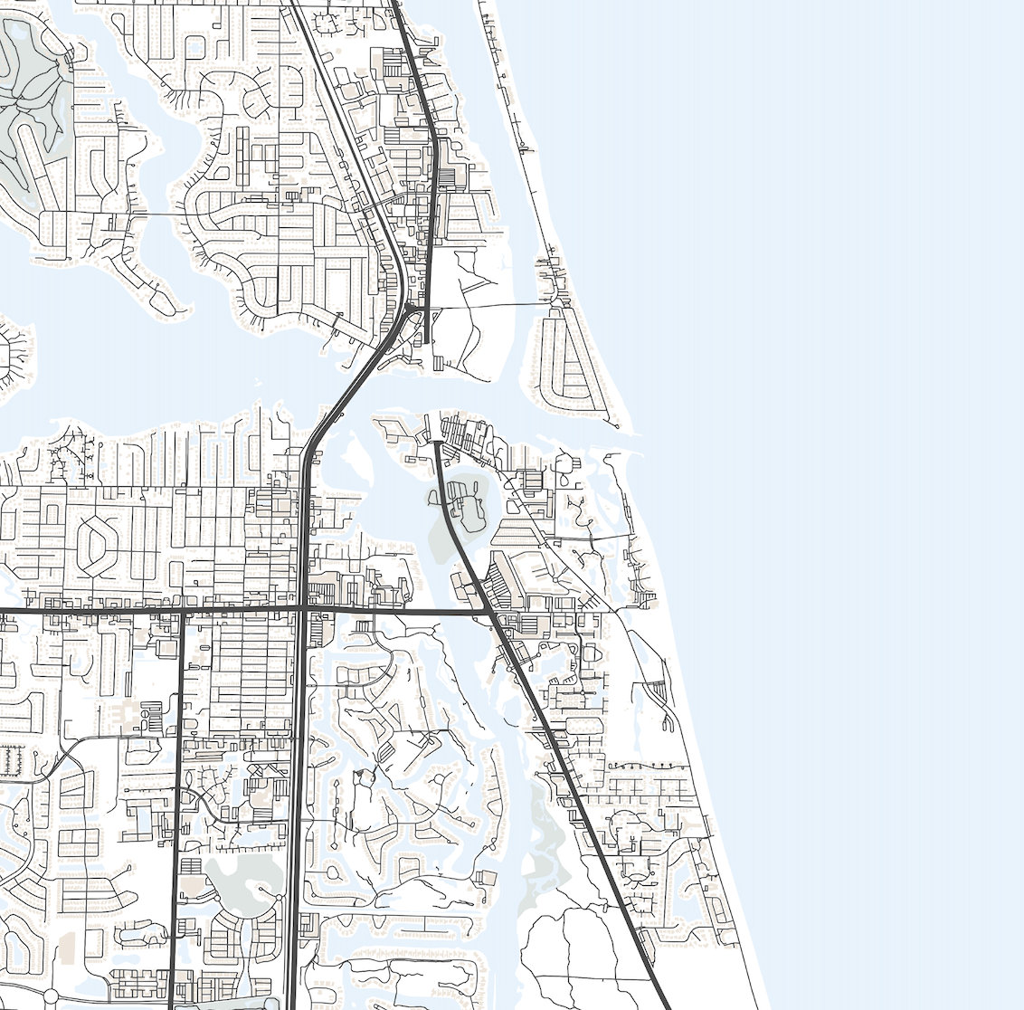 Jupiter Florida Map Print Map - Il Fullxfull.5768929785 Hllf 
