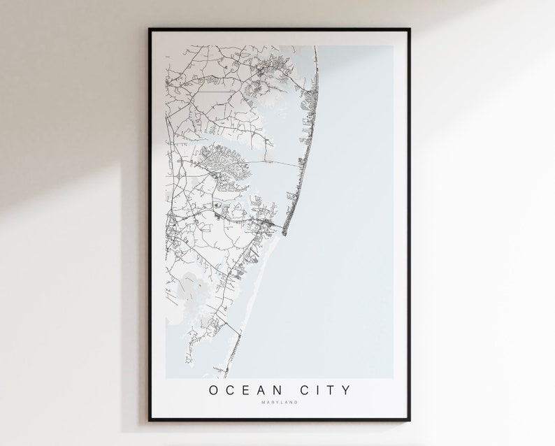 Ocean City Maryland Map Print - Il 794xN.5154418691 Ka5b