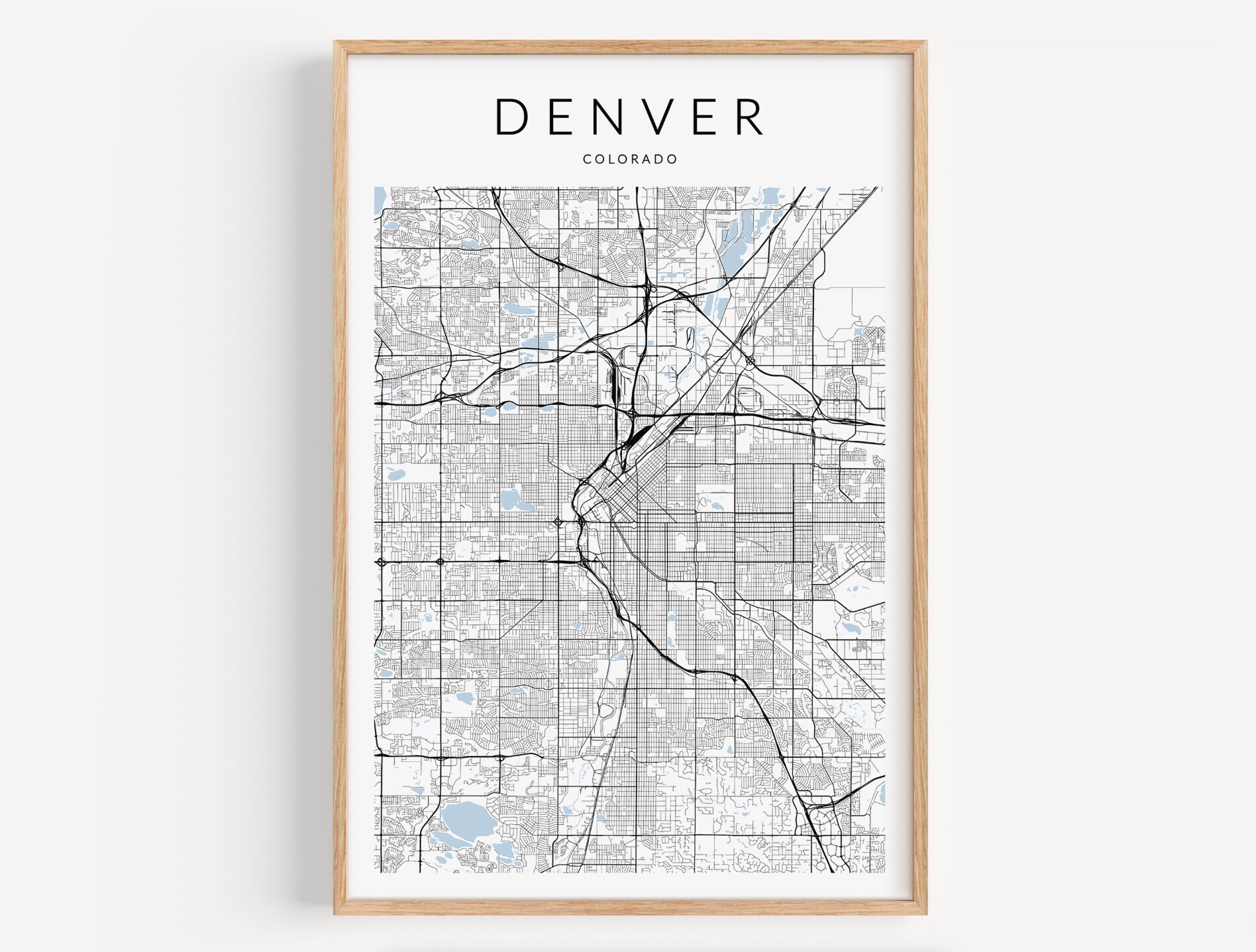Printable Map Of Denver Colorado