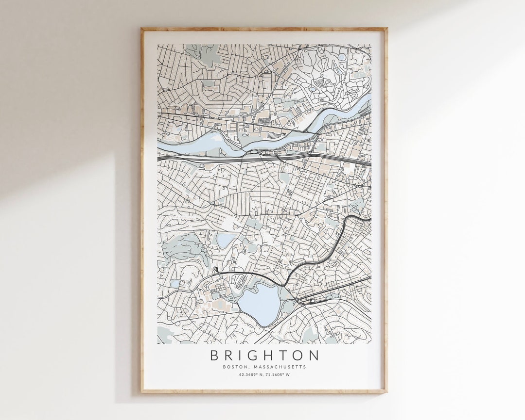 Map Of Brighton Massachusetts