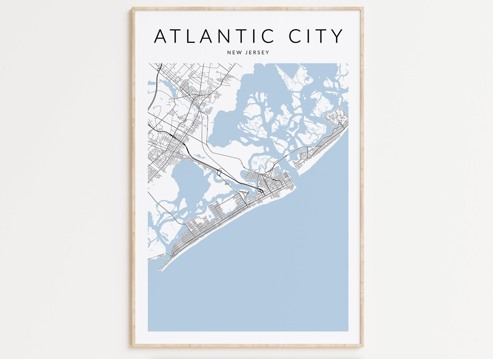 Atlantic City Nj Map