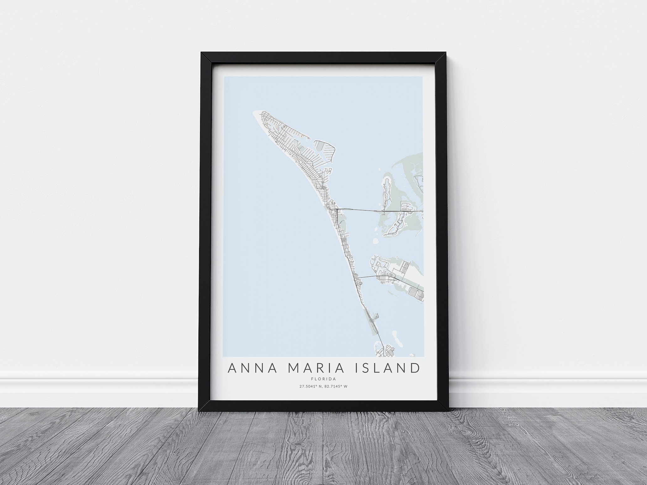 Anna Maria Island Florida Map Print - Il Fullxfull.5763241751 E2fm 