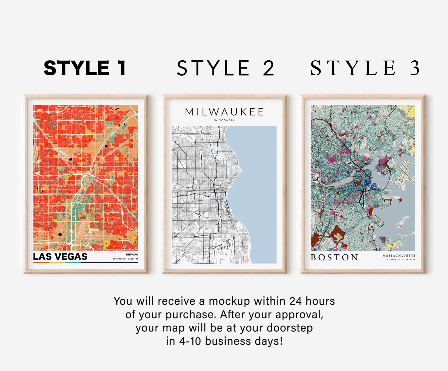 Custom Map Print Any City Map - Il Fullxfull.5217814277 Saud