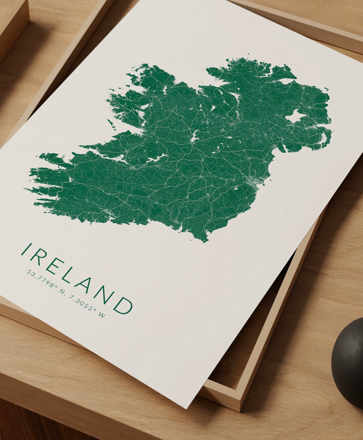 Irland Karte Print, Irland Karte Poster, Irland Geschenk