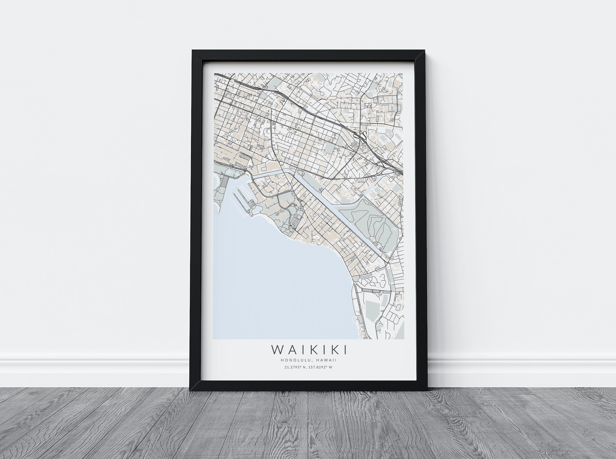 Map Of Honolulu Waikiki