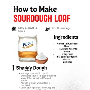 Sourdough Printable Instructions
