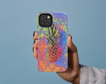 iPhone Tropische Ananas Robuste Handyhülle