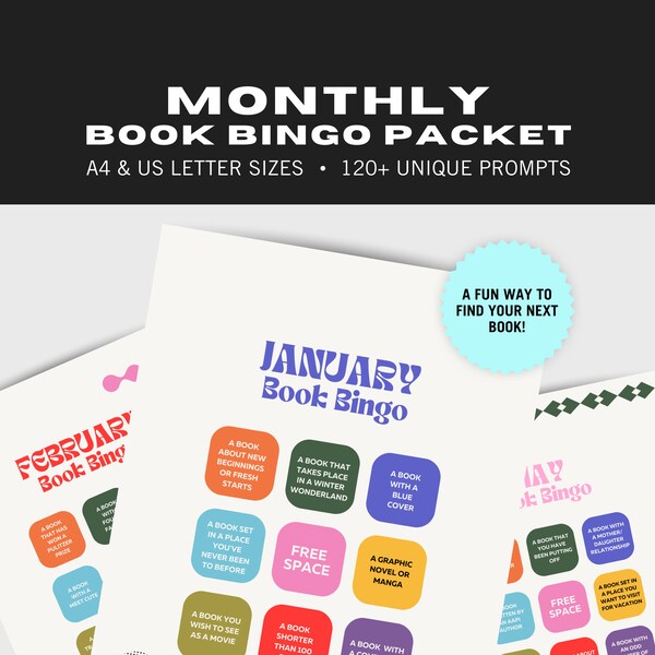 Book Tbr Printable Etsy