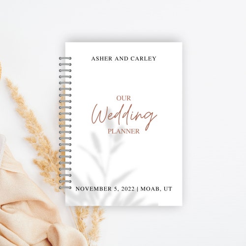 Customizable Wedding Binder CANVA Template Wedding Etsy