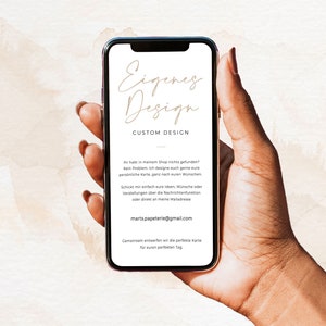 Digital | Custom Design | Wunschdesign | eCard | Save the Date | Hochzeit | Dankeskarte | Wedding | Individuell | Personalisiert | Whatsapp