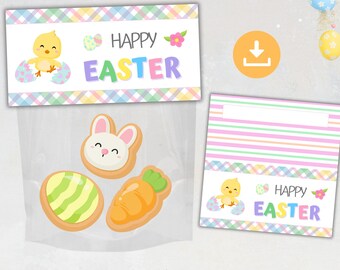 Easter Treat Bag Topper: Chick Design (Digital Download)