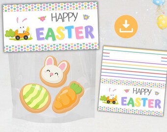 Easter Treat Bag Topper: Cookie Goodie Bag Tag (Digital Download)