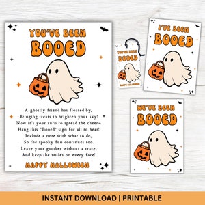 You&#39;ve Been Booed Retro Sign, Office You&#39;ve Been Booed, Halloween Boo Game, Coworker Gift Exchange, Boo Buddies, Boo Basket, Retro Ghost