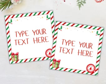 Editable Elf Note Cards Template, Elf Notes For Kids, Elf Messages, Christmas Elf Ideas, Elf Games, Elf Mini Notes, Christmas Activities