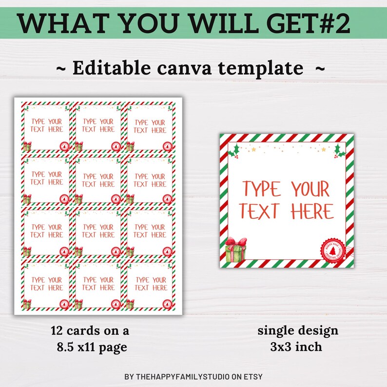 Editable Elf Note Cards Template, Elf Notes for Kids, Elf Messages ...