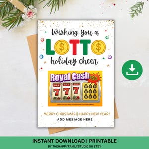 Uchwyt na kupon Lotto na Boże Narodzenie, Uchwyt na kartę podarunkową Lotto na Boże Narodzenie, Uchwyt na kartę podarunkową na święta, Tagi Lotto Holiday Cheer Apprection