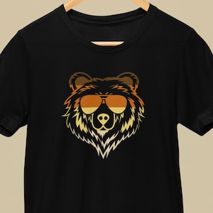 LGBTQ Gay Bear Brotherhood Casual Print LGBTQ Pride T-Shirt by Patrick Scott Designs