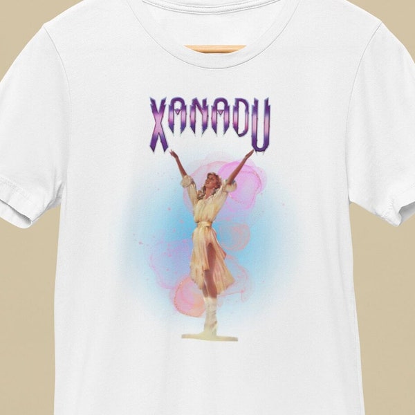 Xanadu 80's Retro Kira Olivia Newton-John T-Shirt by Patrick Scott Designs