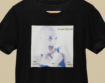 The Lion and The Cobra (EU Cover): Sinead O'Connor Album Tribute T-Shirt - Celebrating an Iconic Musical Journey by Patrick Scott Designs
