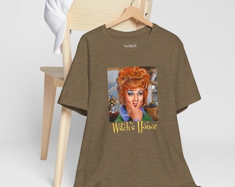 Endora Witch's Honor Tee Bewitched TV Shirt, Witchy Graphic Tee