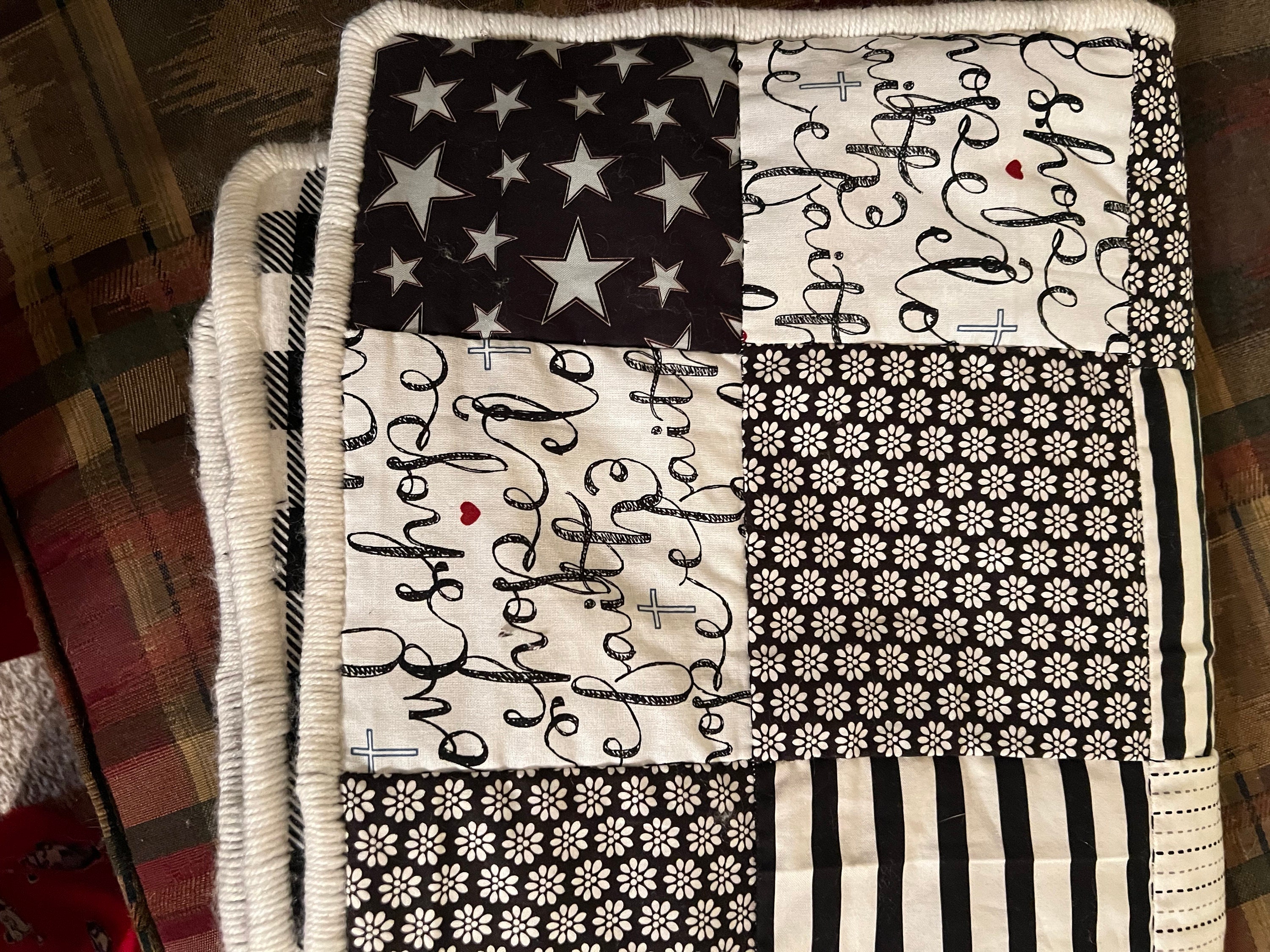Hand Quilted Baby Blanket - Etsy