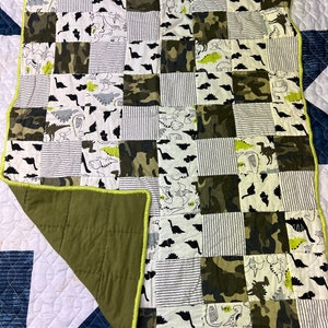 Handmade baby patch quilt
