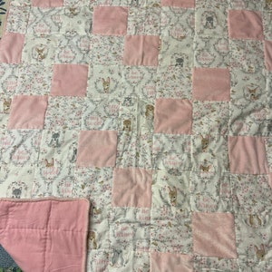 Handmade baby patch quilt