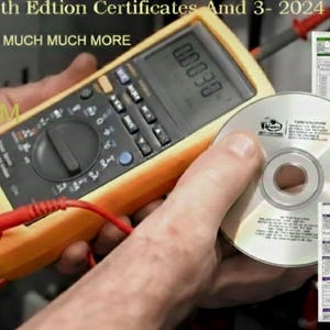 Electrical & PAT TESTING Certificates BS7671 18th Edition including Amendment 3: 2024.. Dvd- Rom GENUINE