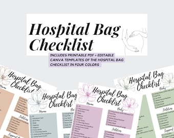 Hospital Bag Checklist | First Time Mama | Hospital Birthing Must Have | Labor and Delivery Prep
