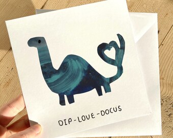 Valentines Day Card - 'Dip-love-docus'