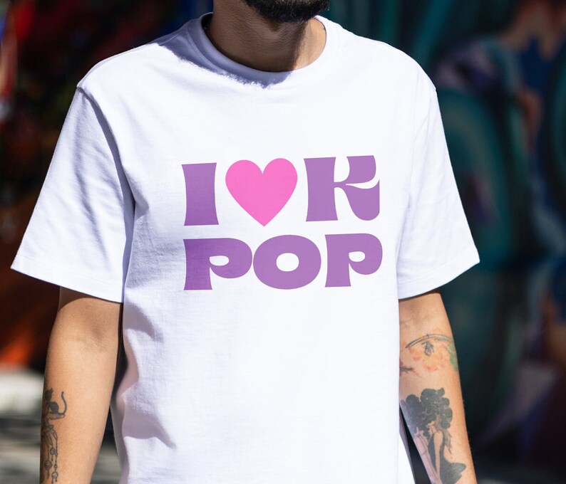 Kpop Tshirt Kpop Lover I Love Kpop Korean Lover Kpop Lover Etsy