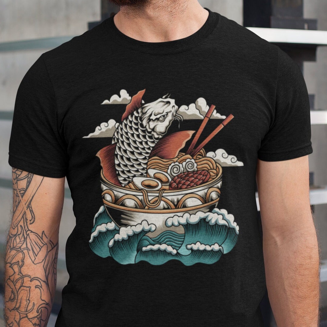 Ramen Tshirt Ramen Gift Koi Fish Lover Ramen Japan Lover Gift Noodle