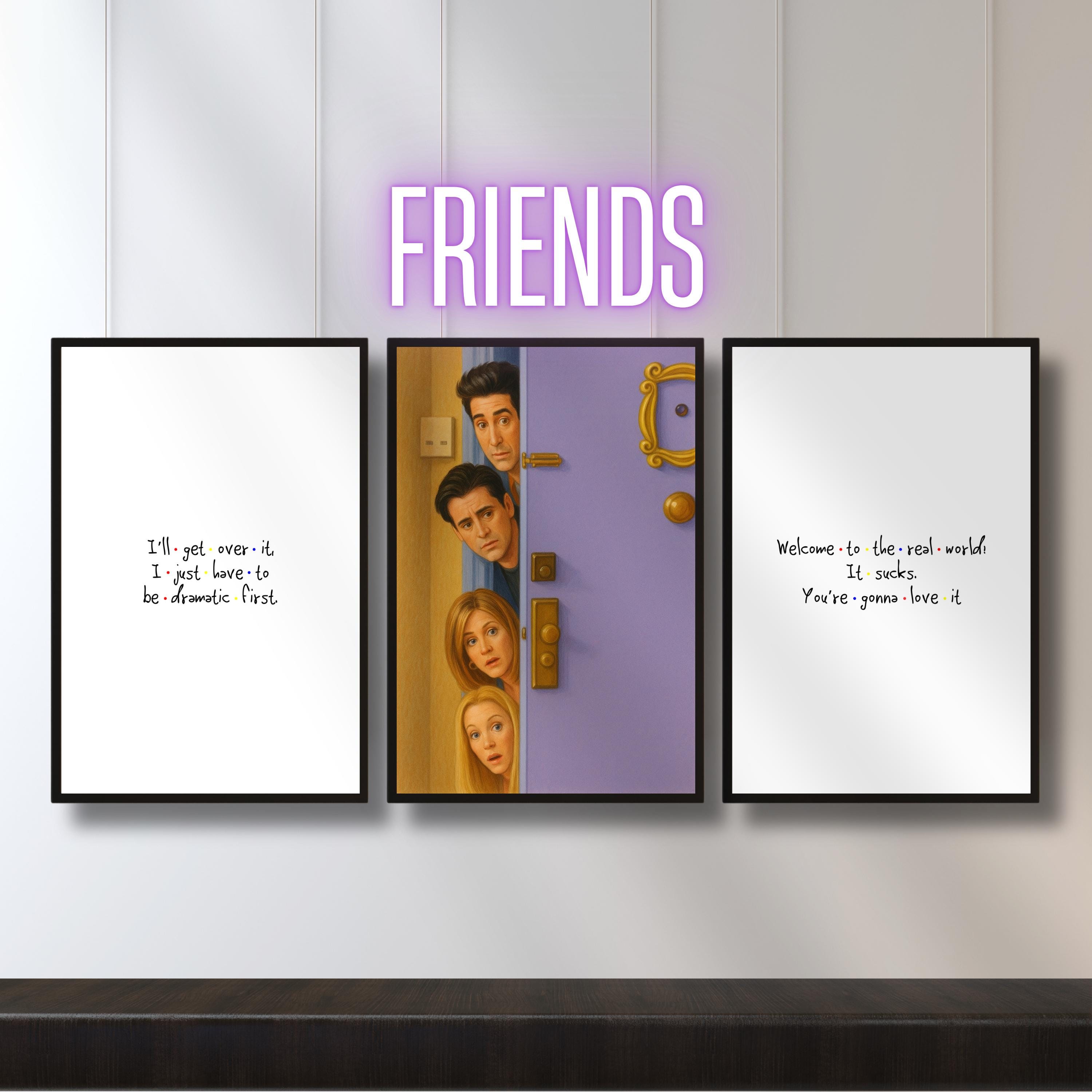 Friends series poster - Etsy 日本