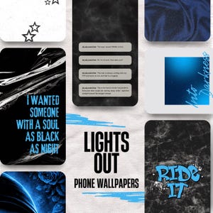 Lights Out Phone Wallpapers: In die Dunkelheit Hintergrund, Dark Romance Telefon Bildschirm