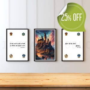 Harry Potter Hogwarts Movie Poster - Premium Quality, Made In USA (Style MCP742)