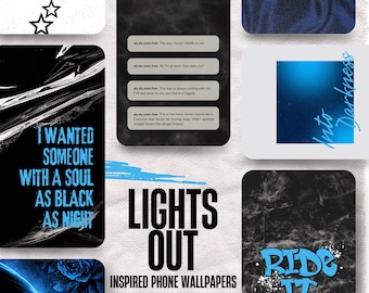 Lights Out Phone Wallpaper: Into Darkness Background, Dark Romance Phone Screen