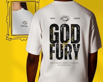 God of Fury T-Shirt: Legacy of Gods Apparel, Book Lover Gift, Rina Kent Merch
