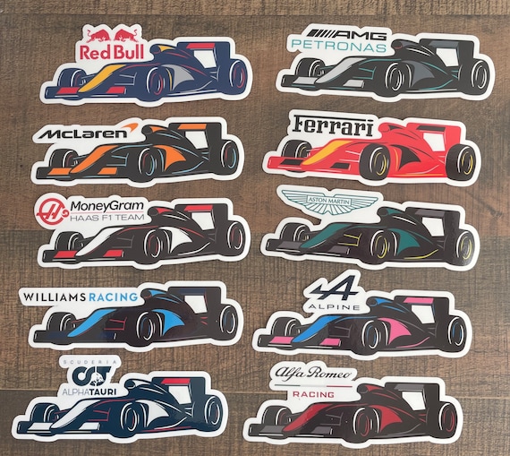 2x RED BULL Stickers Vinyl Decal Car Truck Formula 1 Tunisia