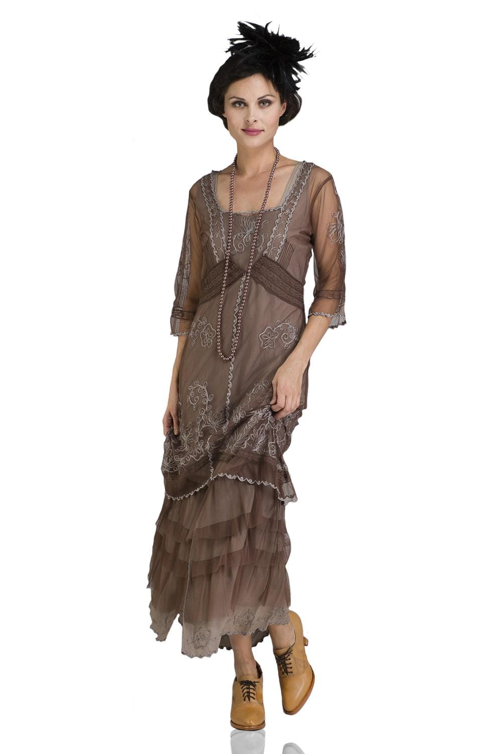 Chocolate Mother of the Bride Dress - Etsy