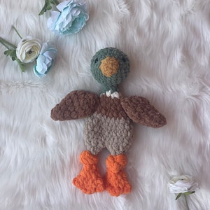 Custom Mini Duck Snuggler | Mallard Duck Lovey | Mini Lovey | Mallard Duck Snuggler | Custom Duck Snuggler