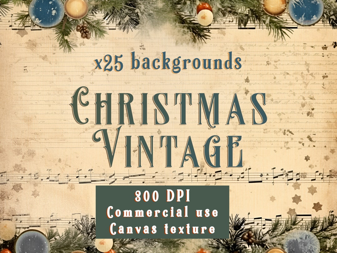 Watercolor Vintage Christmas Backgrounds, Texture Backgrounds for ...