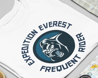 Expedition Everest Frequent Rider Cotton Tee / Disney Animal Kingdom Family T-Shirt / Everest Shirt / Disney Yeti / Matching Disney Shirts