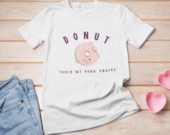 Donut Park Snacks Unisex Heavy Cotton Tee / Disney Park T-Shirt / Disney Shirt / Disney Fashion