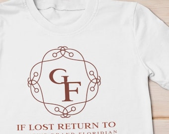 Disney's Grand Floridian Unisex Heavy Cotton Tee / Disney Resort Shirt / Funny Disney / Classic Disney / Fancy Disney / T-Shirt / Resort